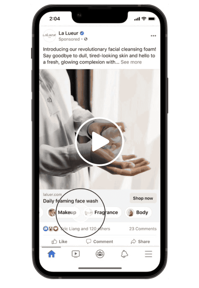 sitelinks facebook ads